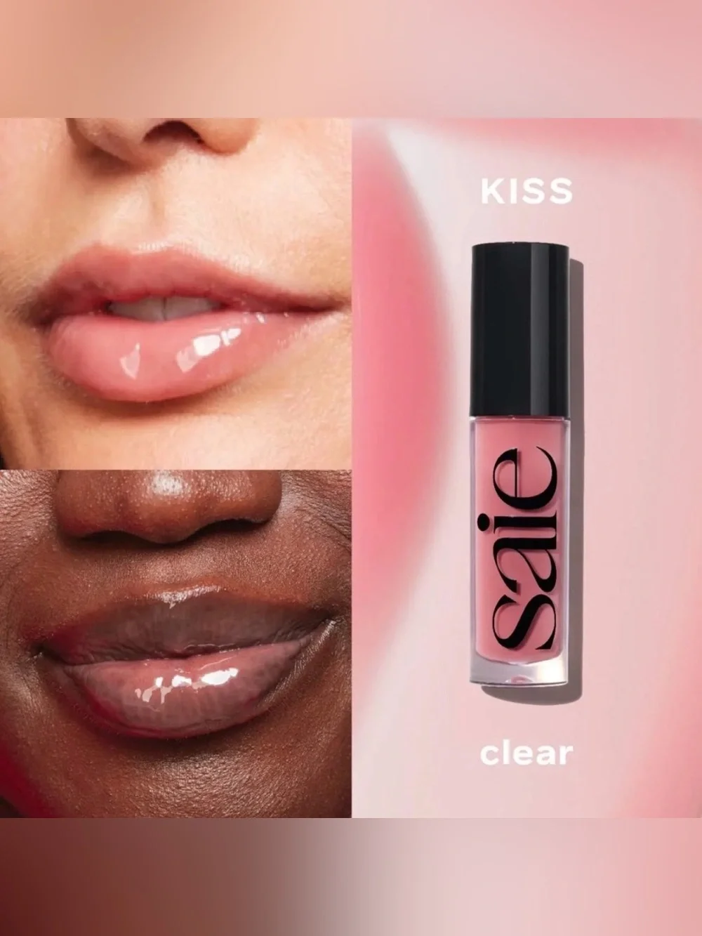 Saie Glossybounce Duo Lip Gloss Oil Kit